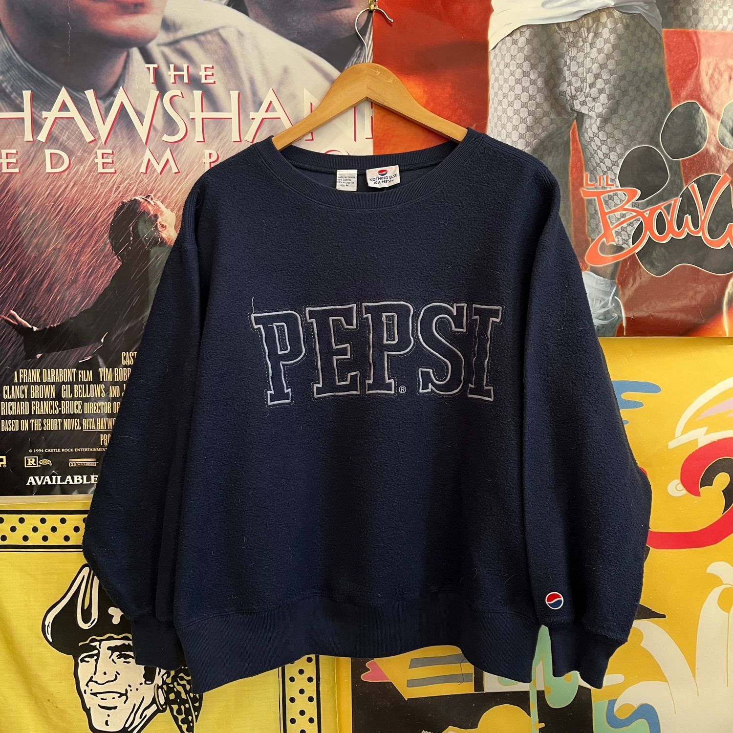 Fleece Pepsi Crewneck sz M