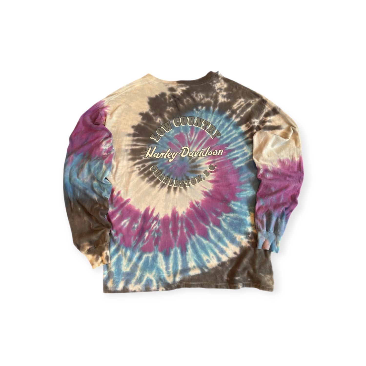 90s Harley Tie-Dye Longsleeve sz. XXXL