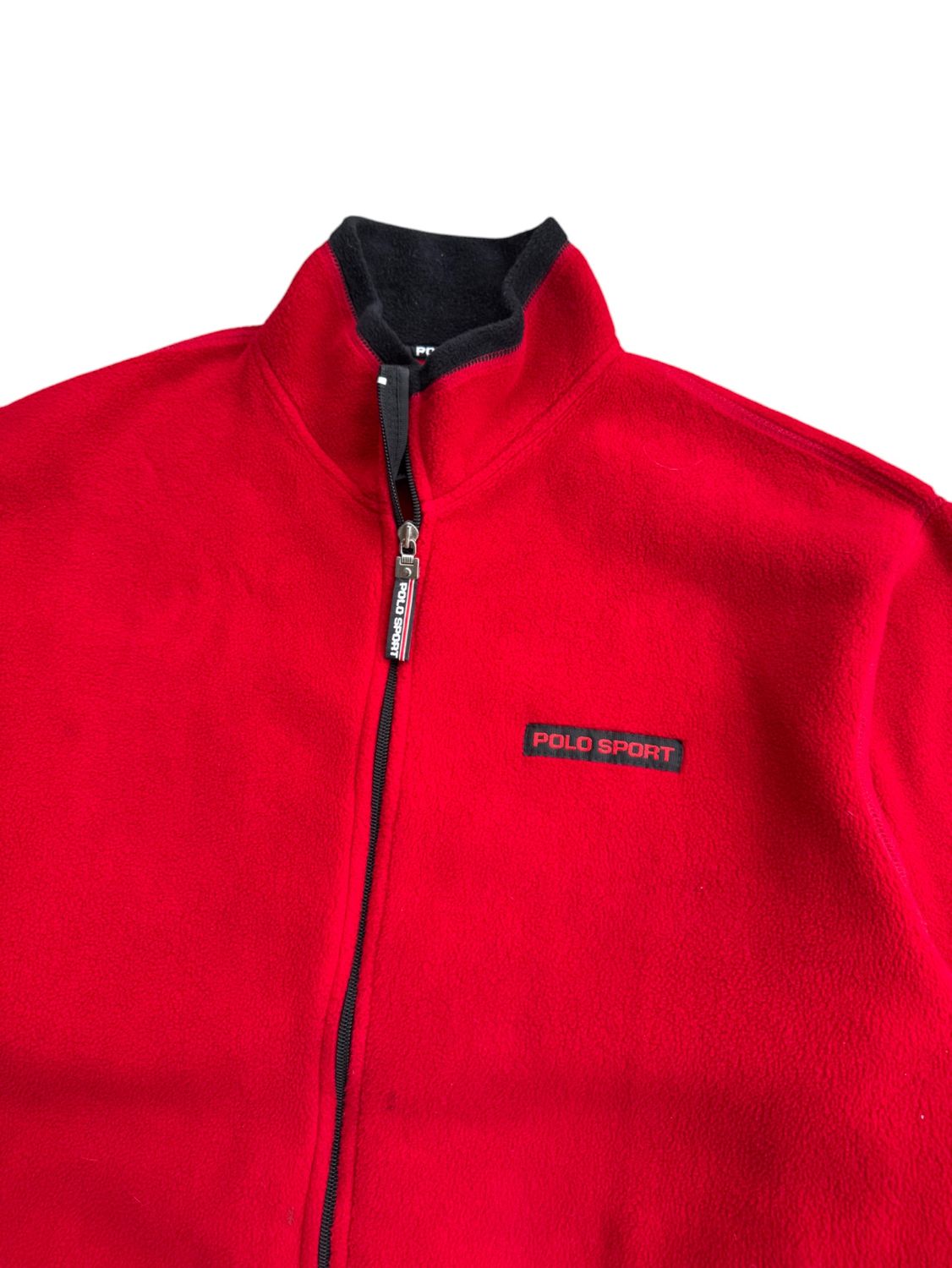 Polo Sport Red Zip Up sz. L