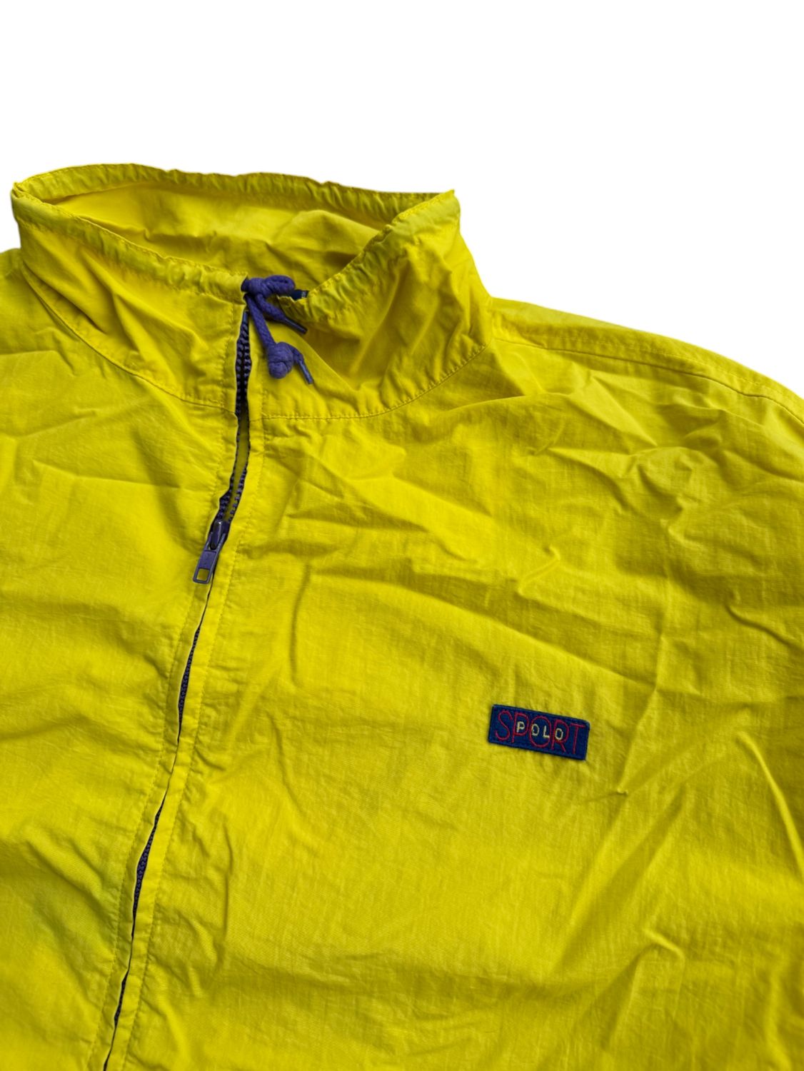 Polo Sport Yellow Zip Up sz. L