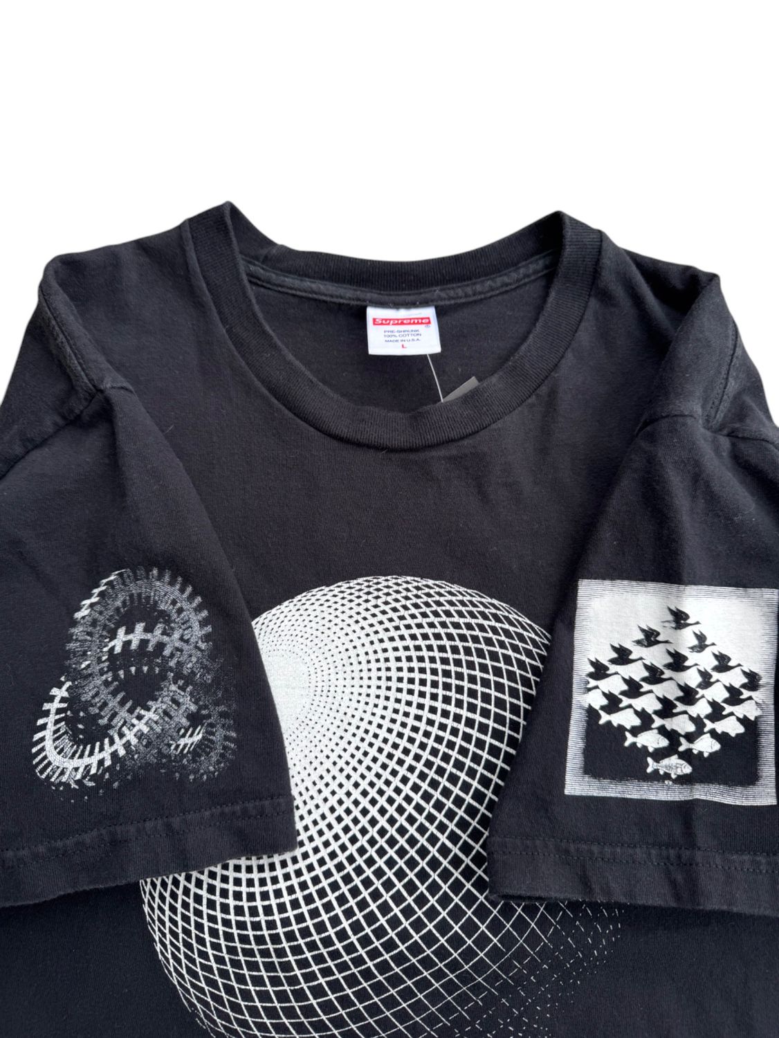 Supreme MC Escher Tee sz. L