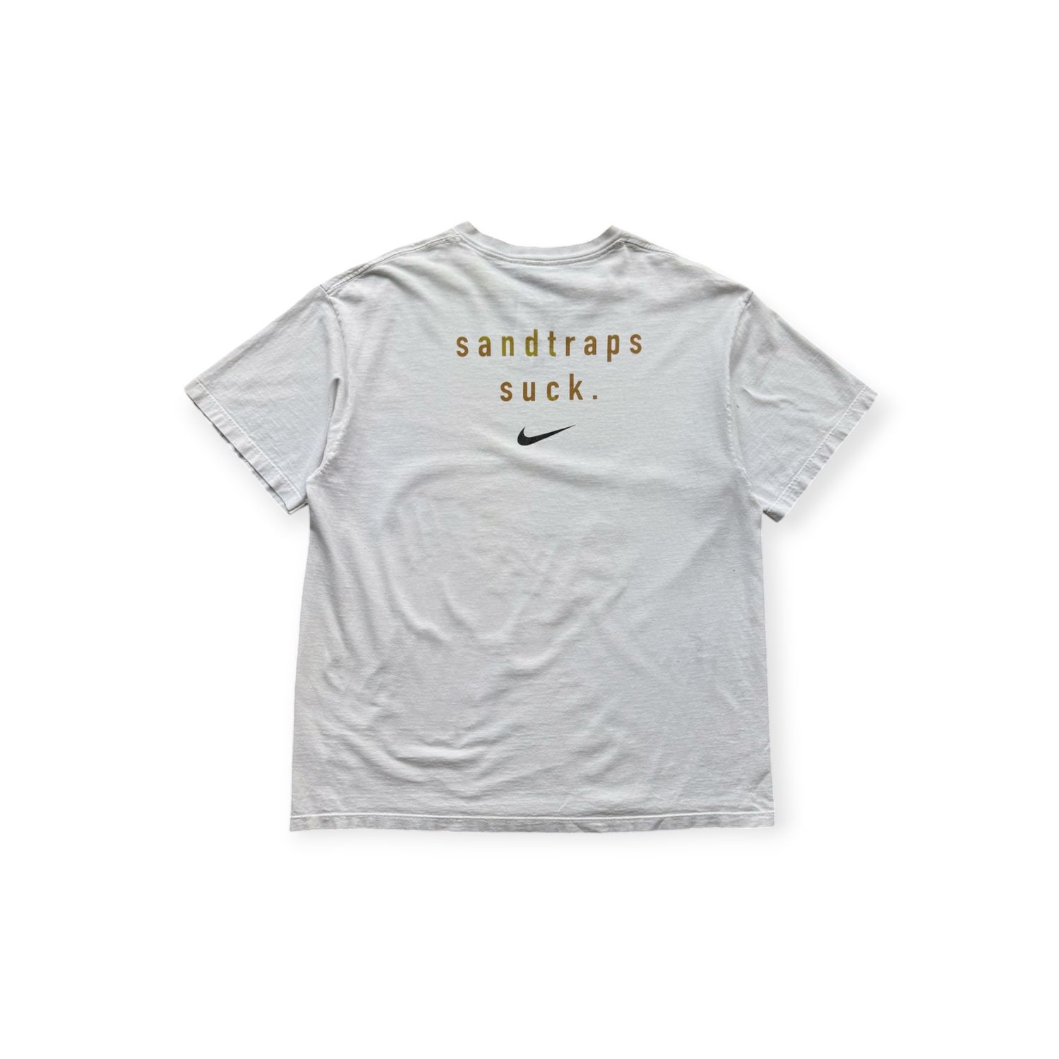90s Nike Golf &quot;Sandtraps Suck&quot; Promo sz. L/XL