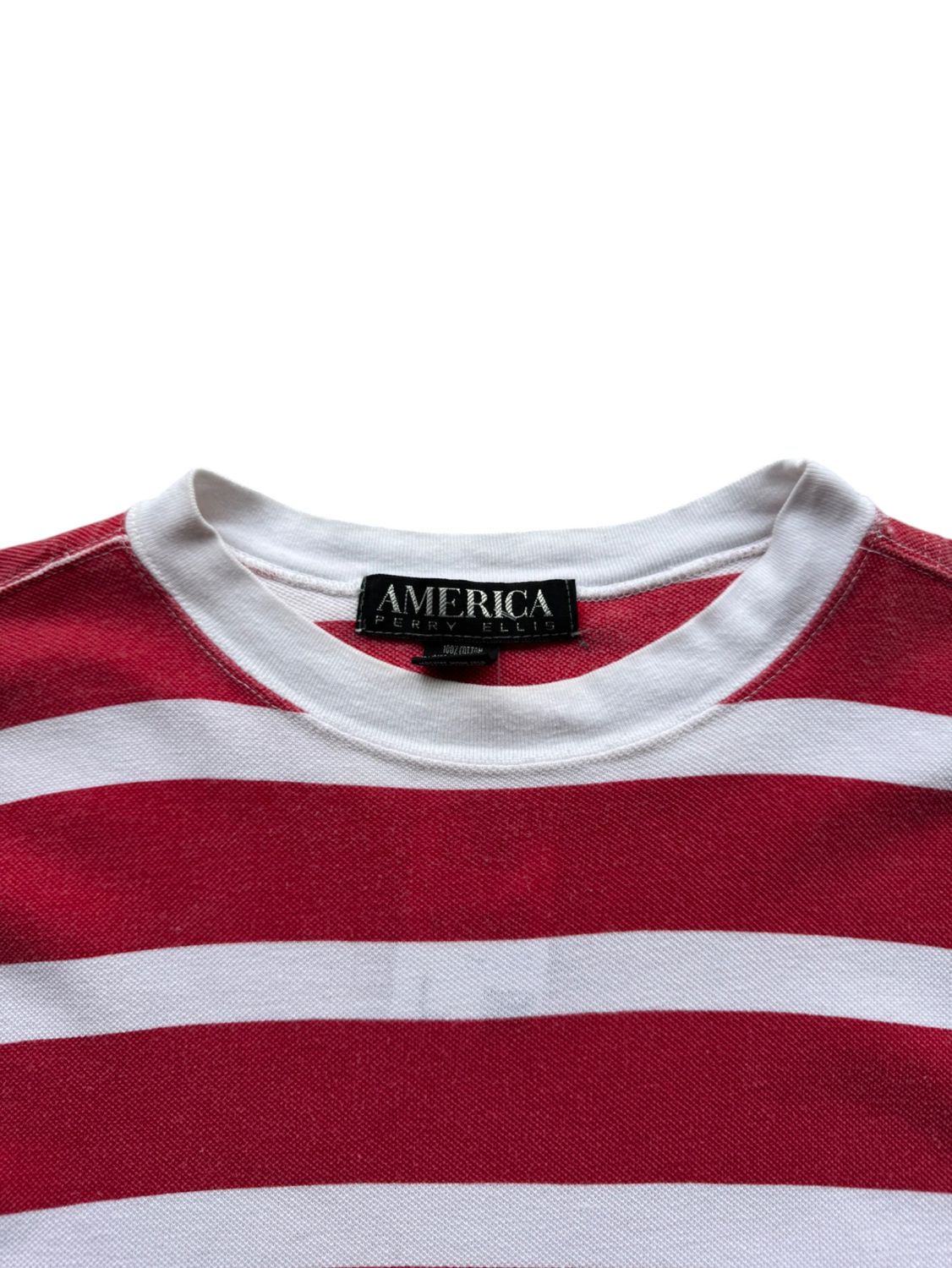 Perry Ellis Faded Striped Tee sz. L