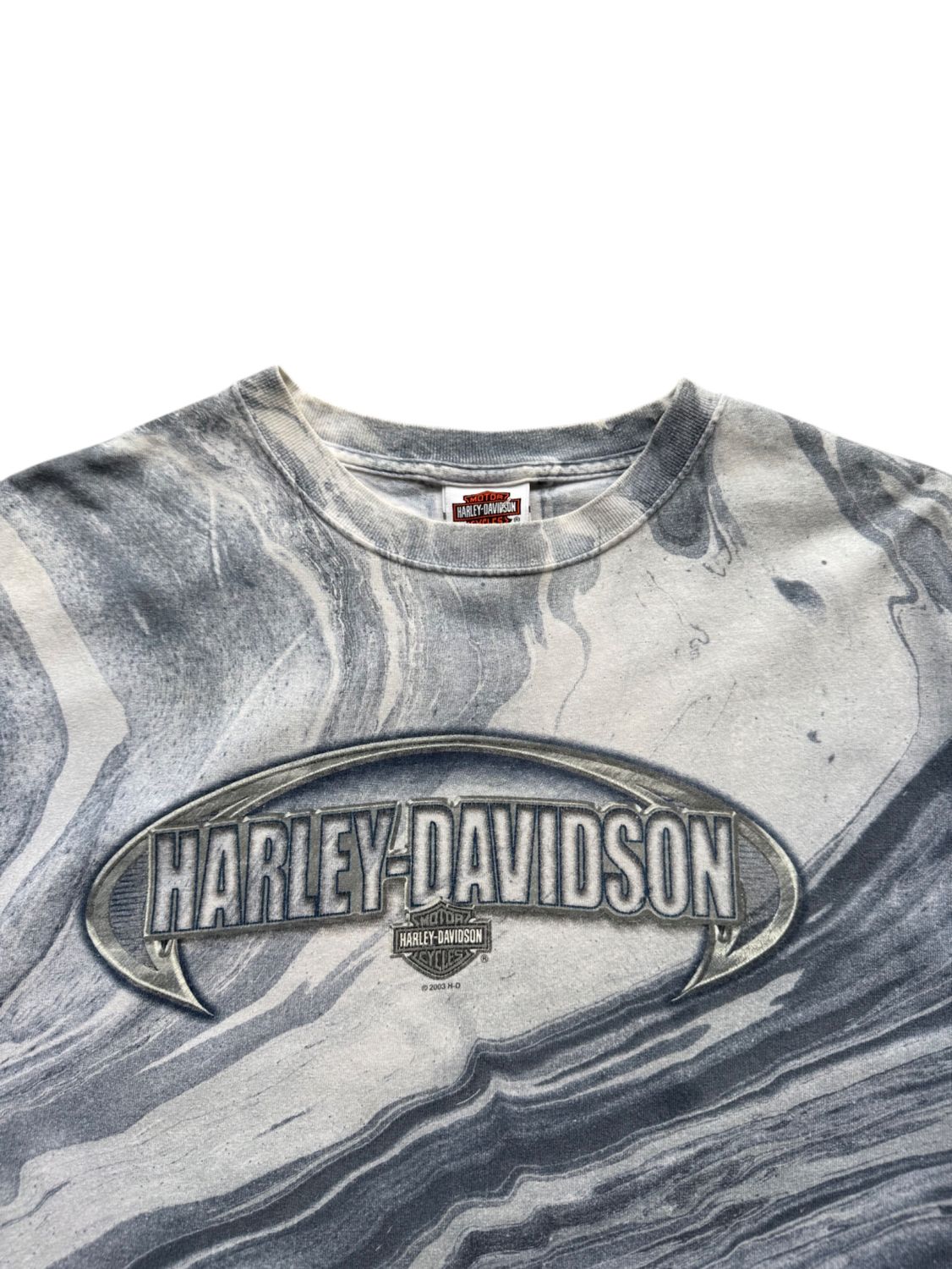 2003 Harley &quot;Marble&quot; Tee sz. L