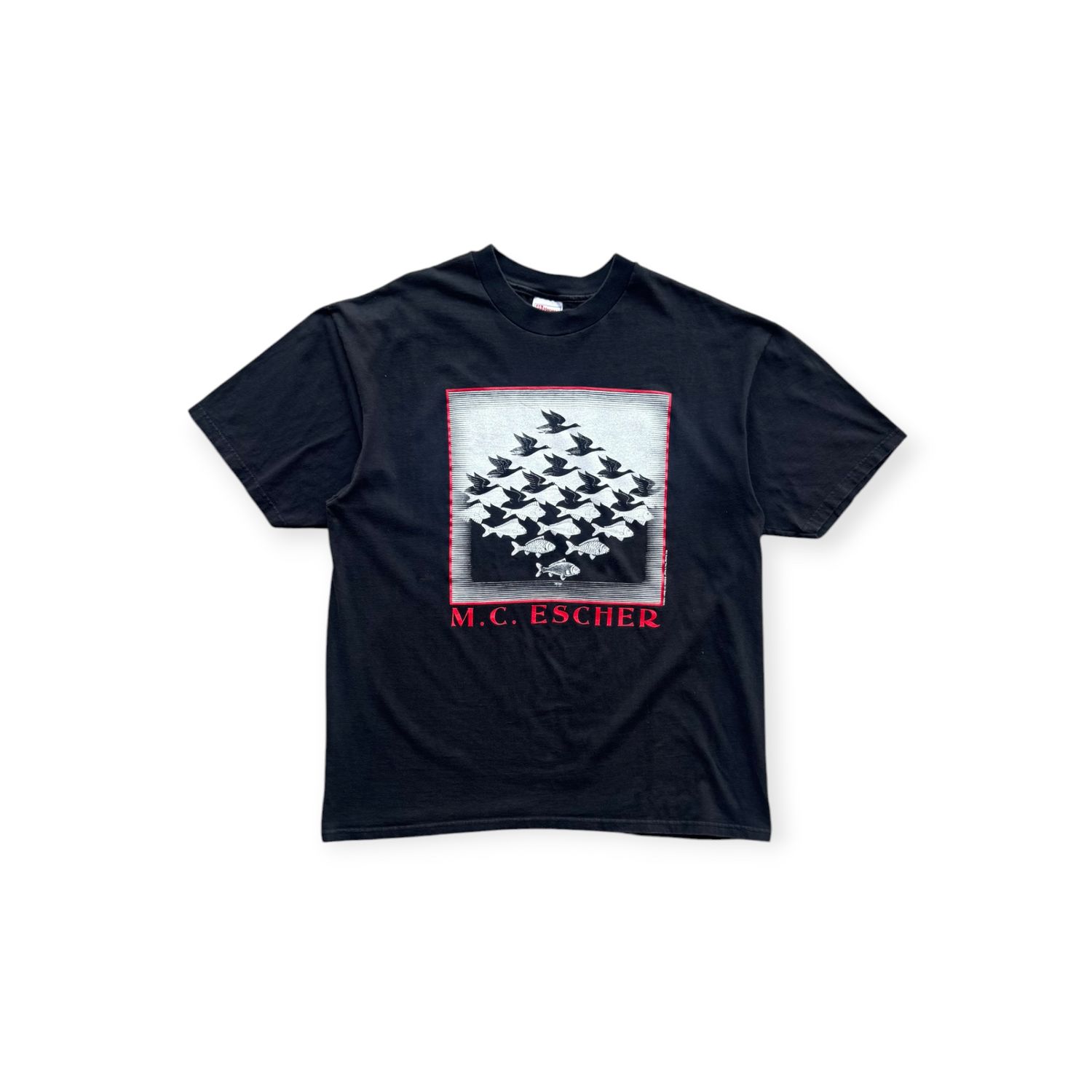 90s MC Escher &quot;Sky and Water&quot; Tee sz. XL