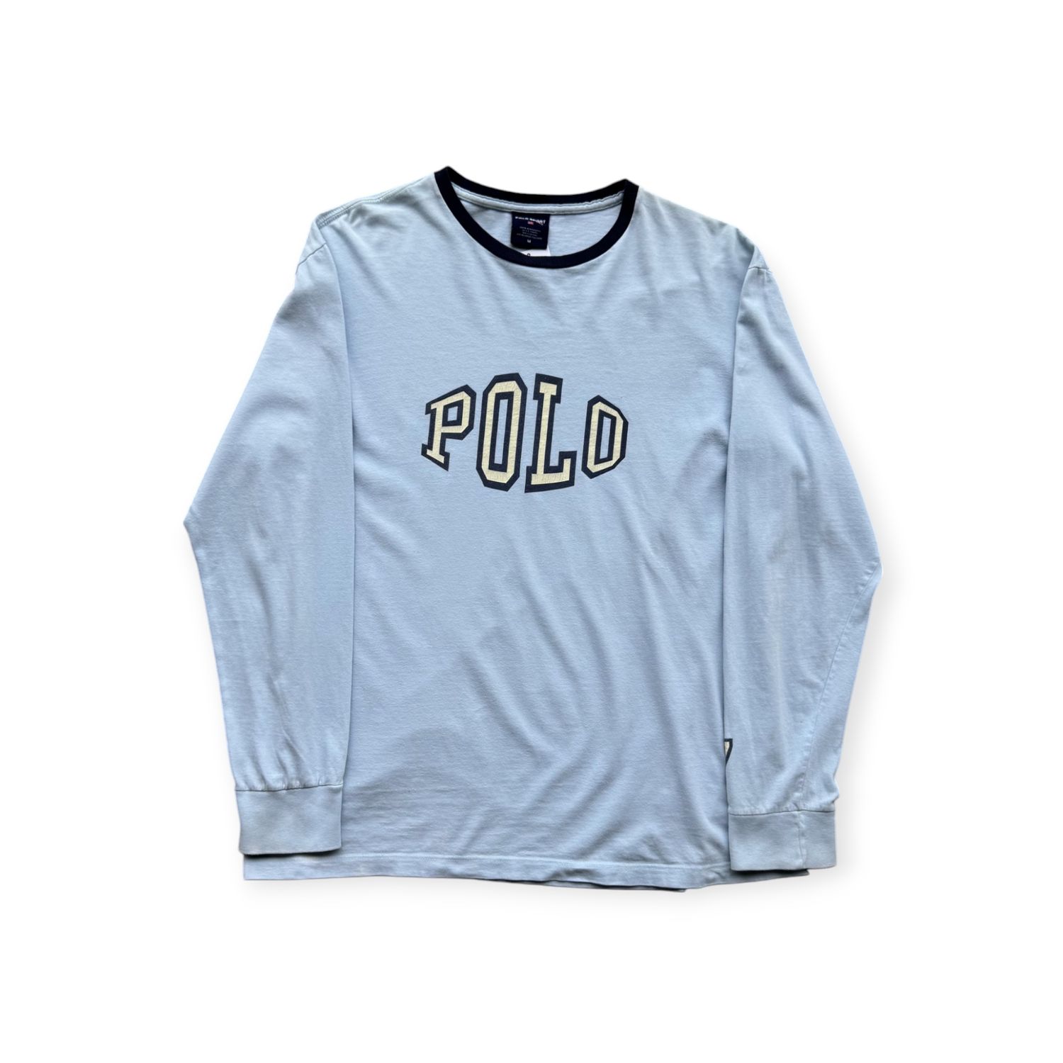 Polo Light Blue L/S tee sz. M