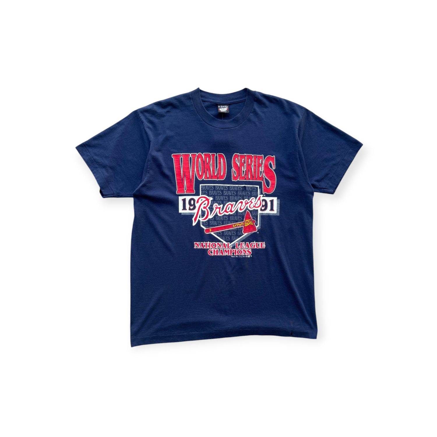 1991 Atlanta Braves World Series Tee sz. XL