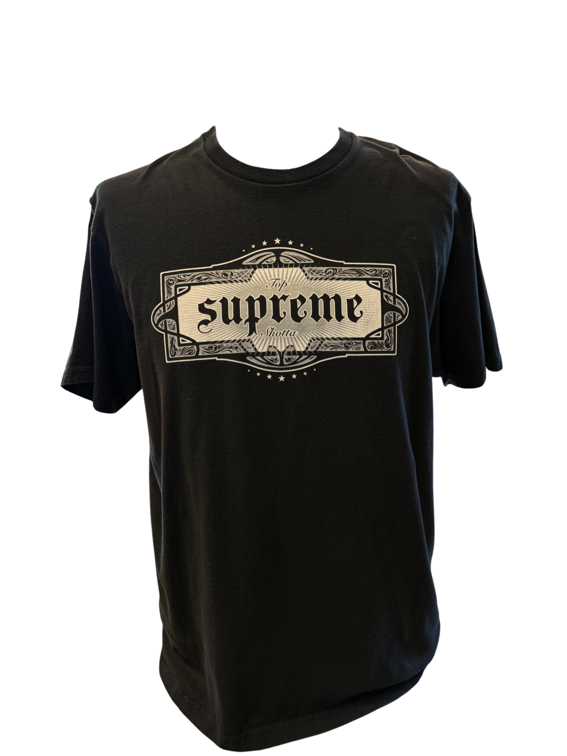 19305	supreme shotta tee sz. L