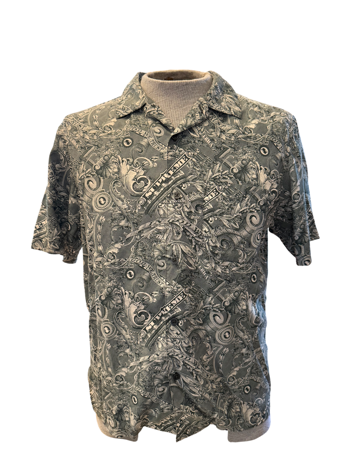 Supreme In God We Trust S/S Button Up sz. M