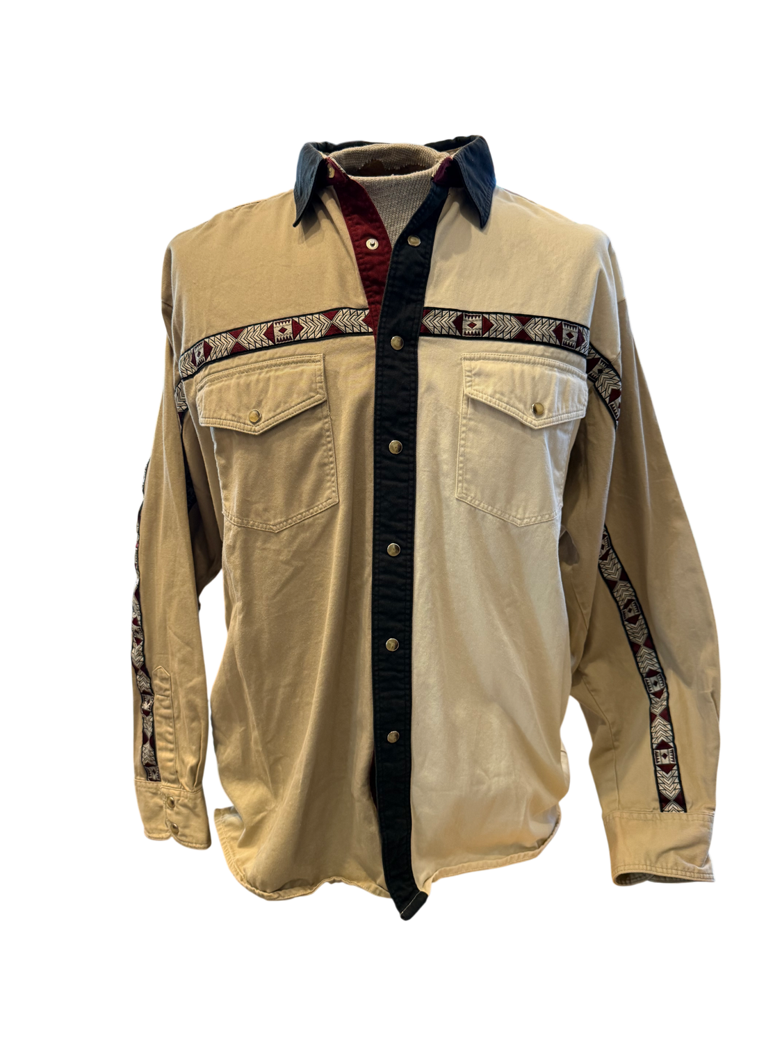Wrangler Two-Toned Western Shirt sz. L