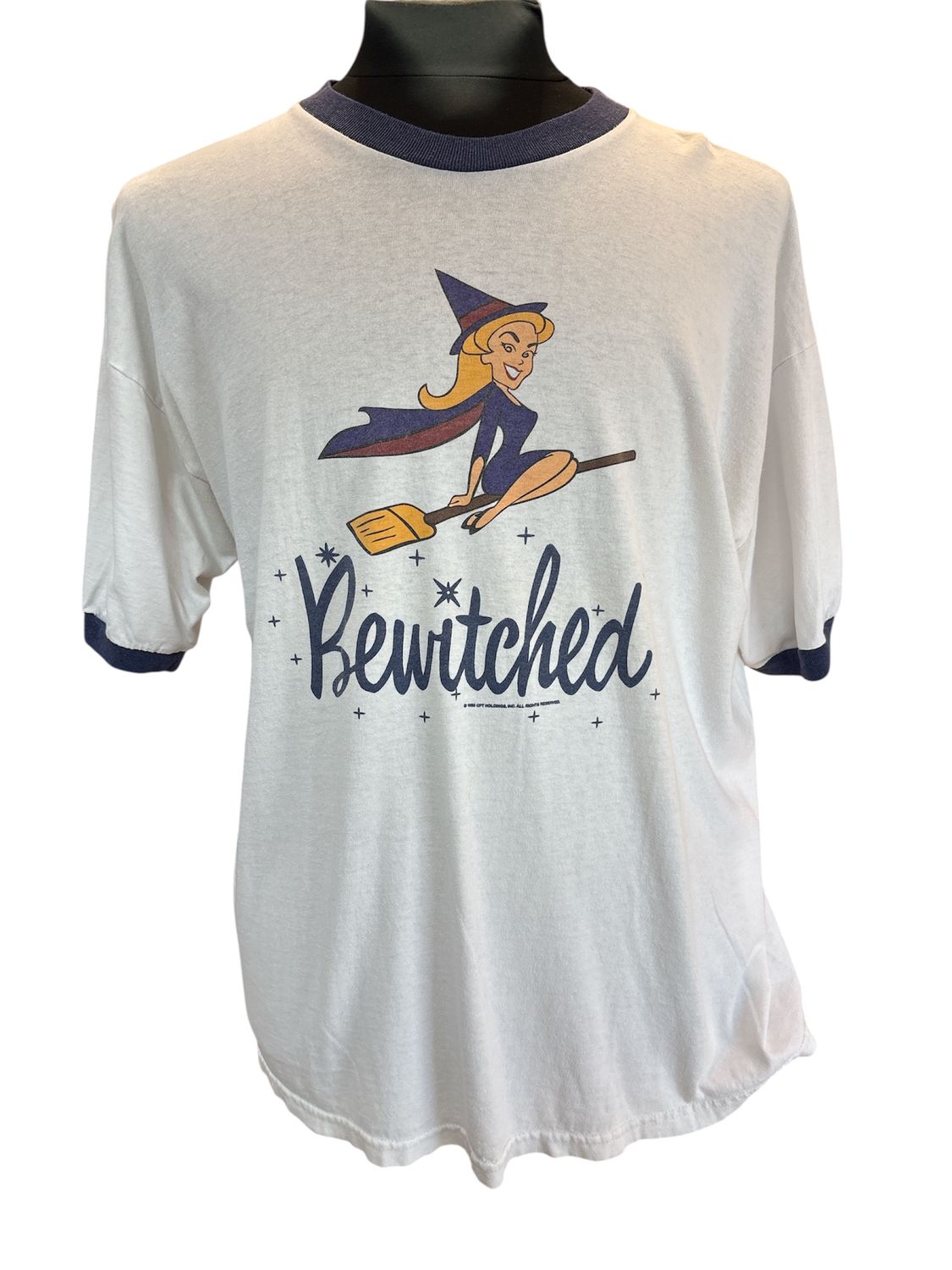 Bewitched Ringer Tee sz. XL
