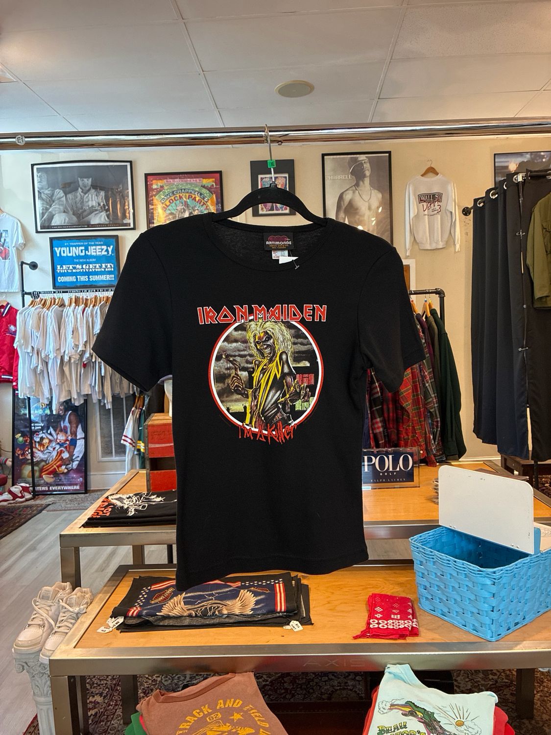 Iron Maiden “Im A Killer Baby” Baby Tee sz. XL