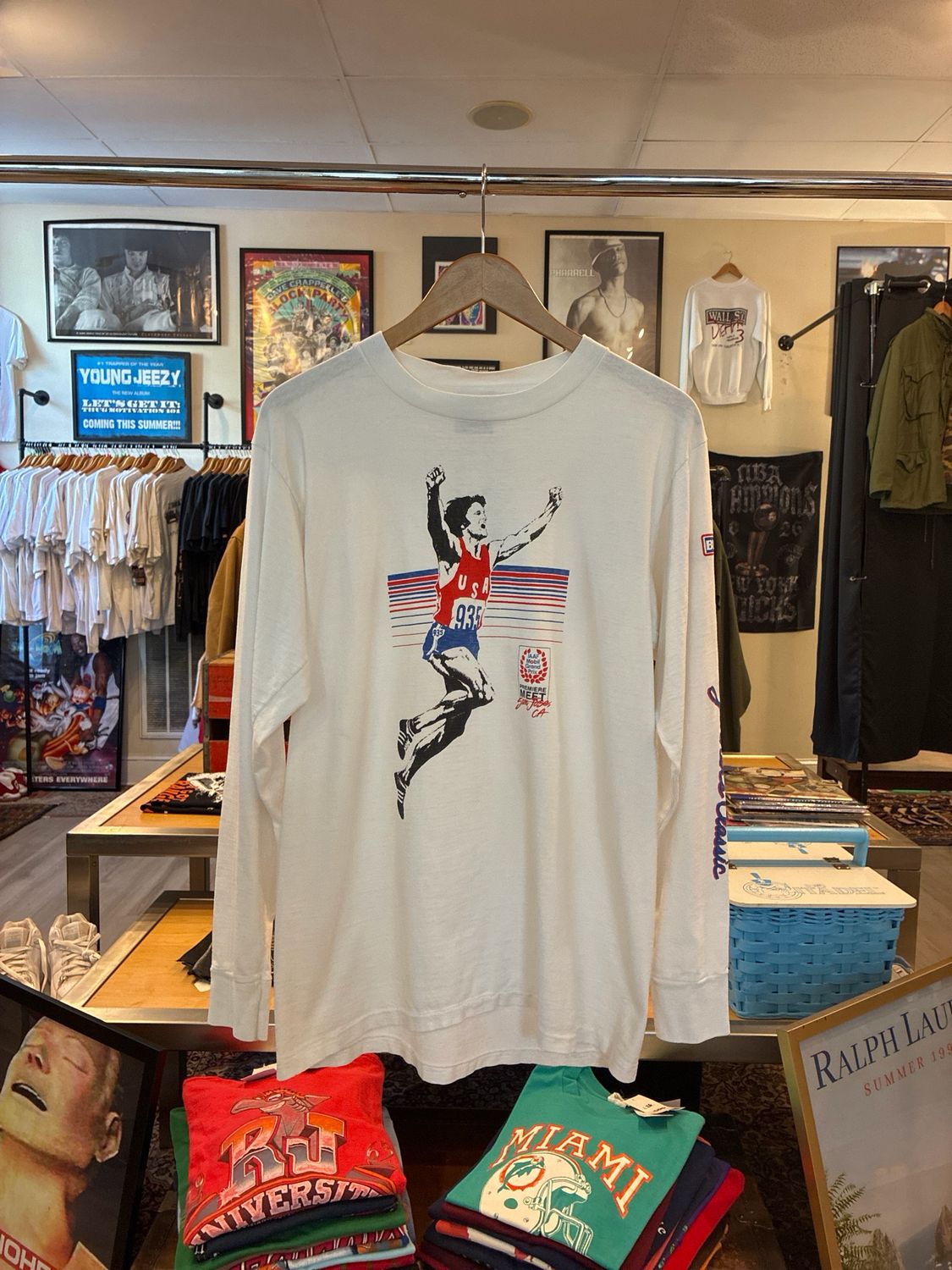 90s Bruce Jenner Classic L/S Tee sz. L