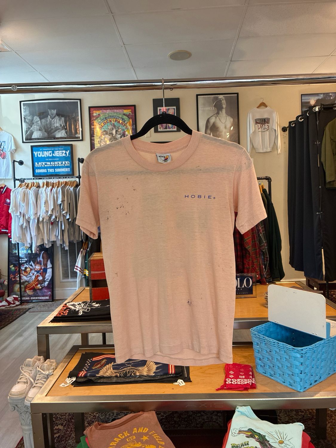 80s Hobie Tee sz. S (tagged Kids Large)