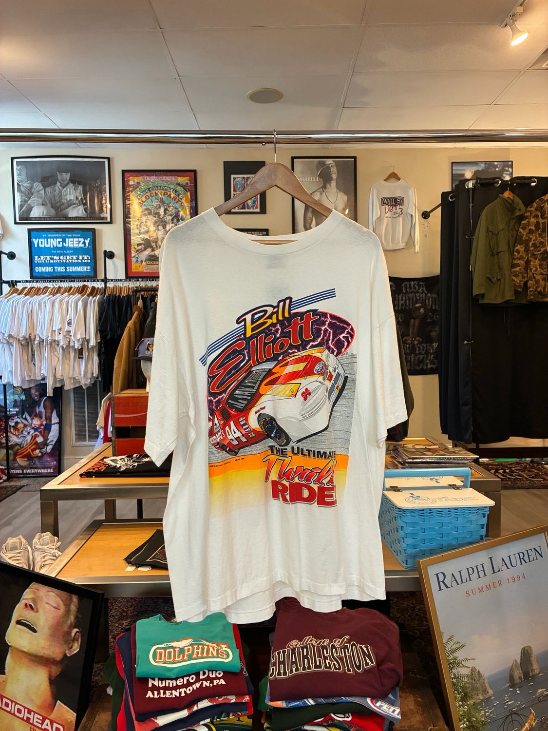 1996 Bill Elliott White Tee sz. XXL