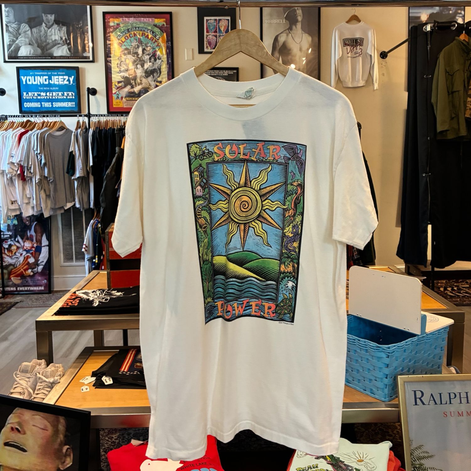 90s Solar Power Tee sz. XL