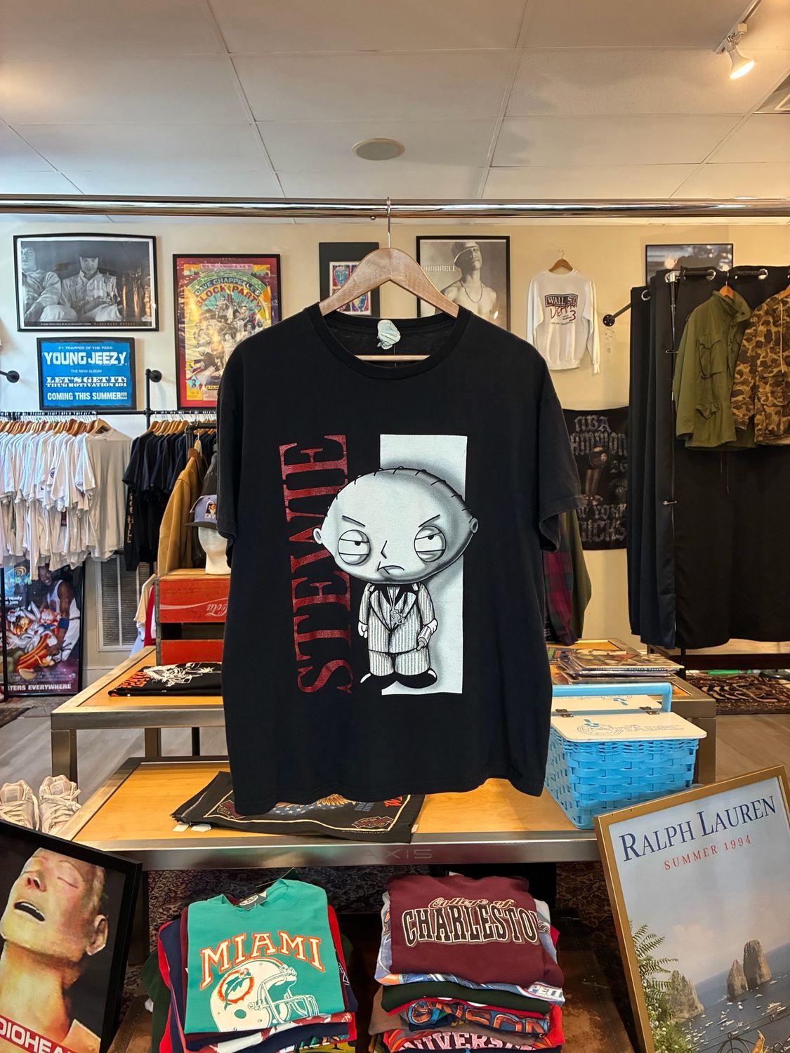 Stewie Scarface Tee sz. L