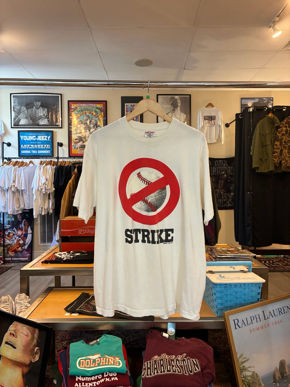 1994 Baseball Strike Tee sz. XL