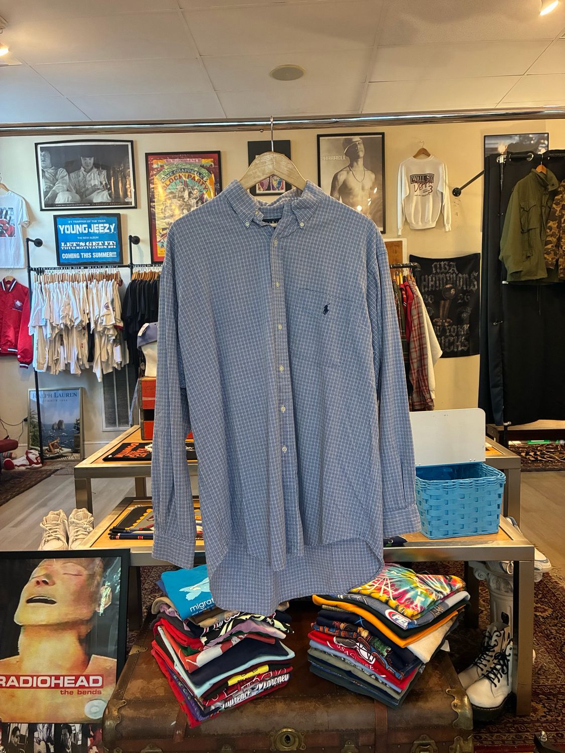 Polo “Big Shirt” Button Up sz. L
