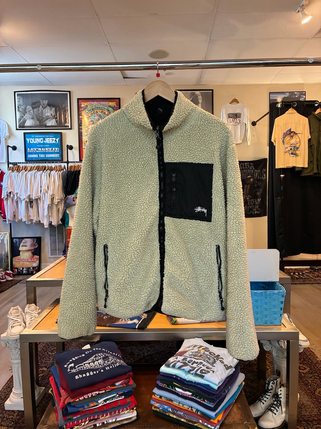 Stüssy 8 Ball Reversible Zip sz. L