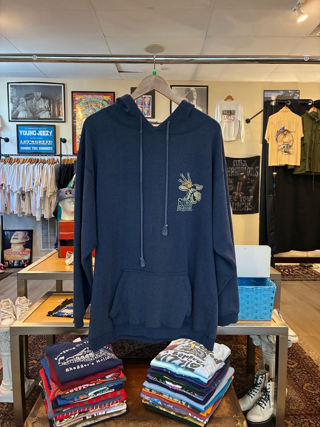 Stüssy Big Ass Gear Hoodie sz. XL