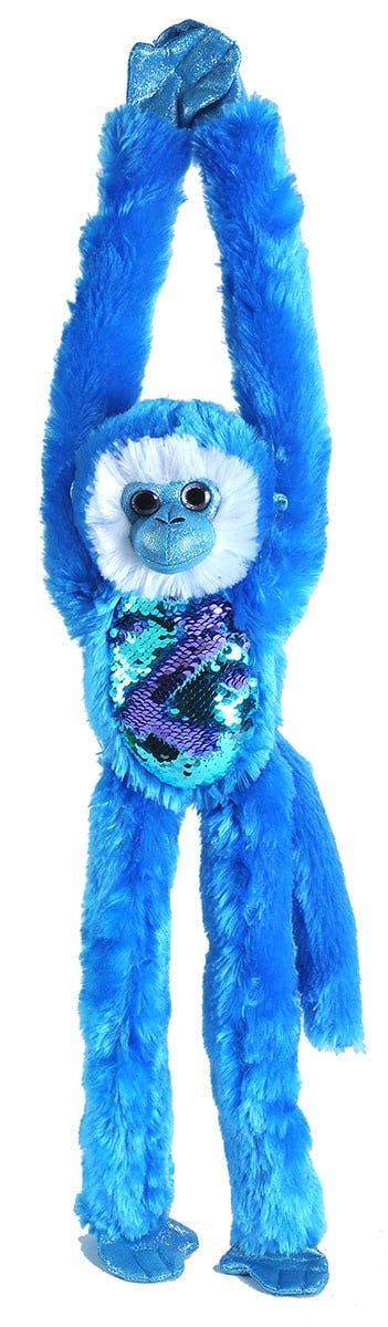 Sequin Monkey 22" Blue