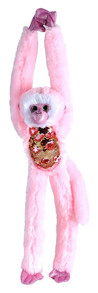 Sequin Monkey 22" Pink