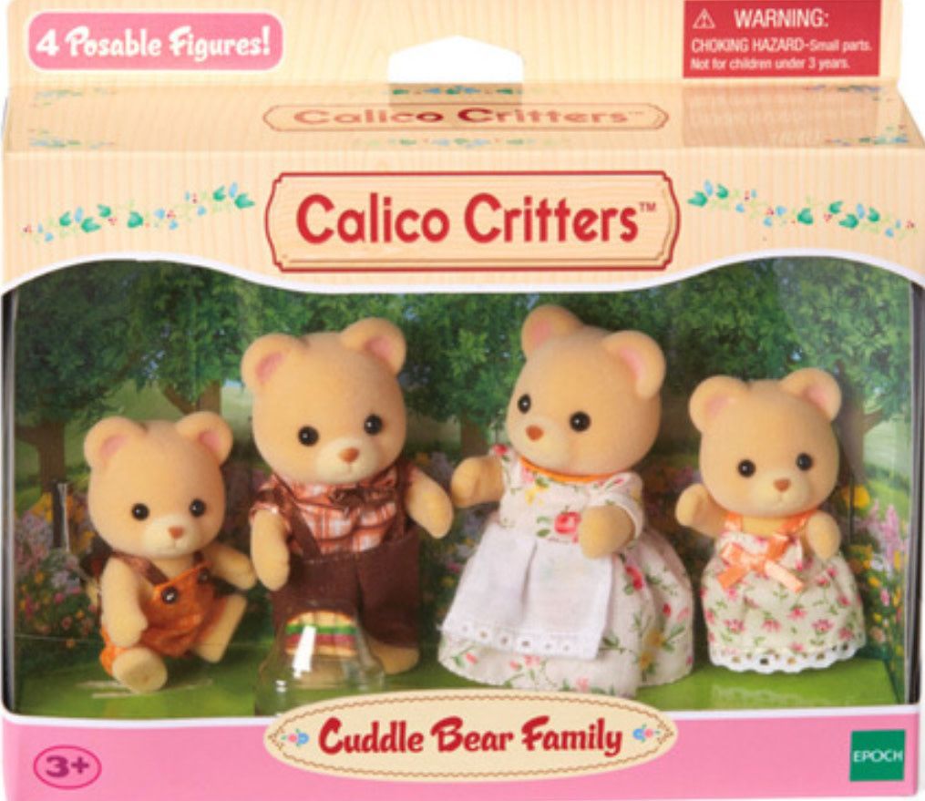 Calico Critters Cuddle Bear Family
