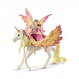 Fairy Feya with Pegasus Unicorn disco