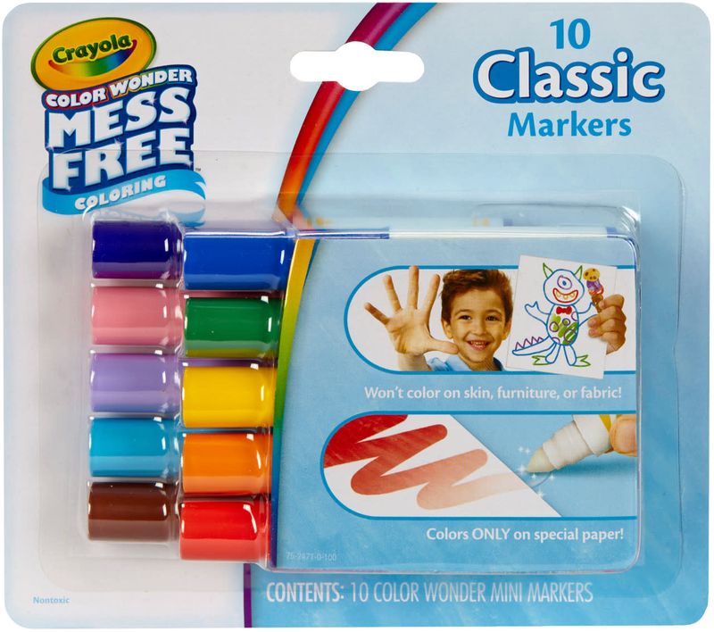 Crayola Colour Wonder Markers 10pk