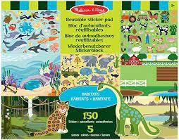 Reusable Sticker Pad Habitats