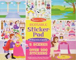 Reusable Sticker Pad Princess Castle