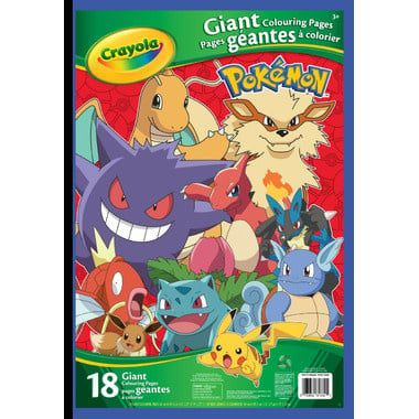 Pokemon Giant Colouring Pad