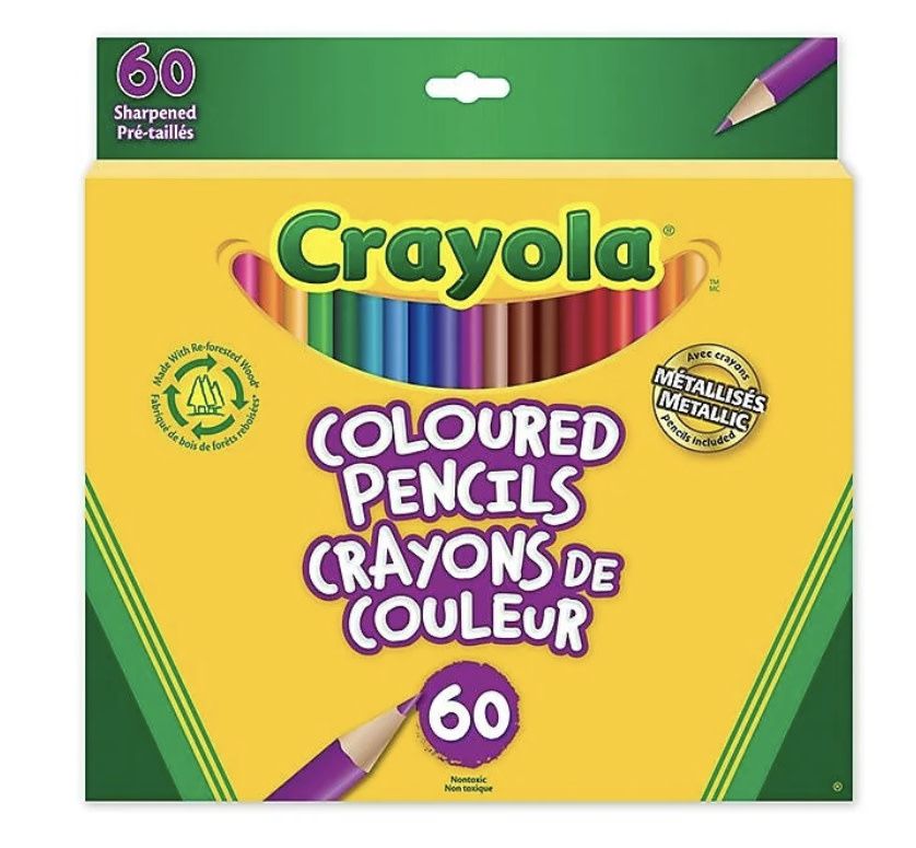 Crayola Coloured Pencils 60pk