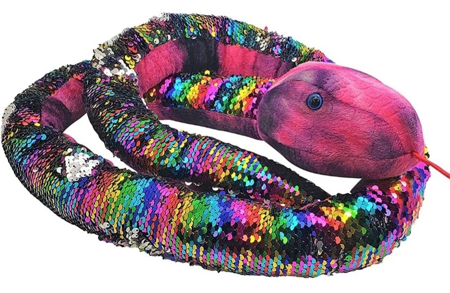 54" WR Snakes Rainbow Sequin