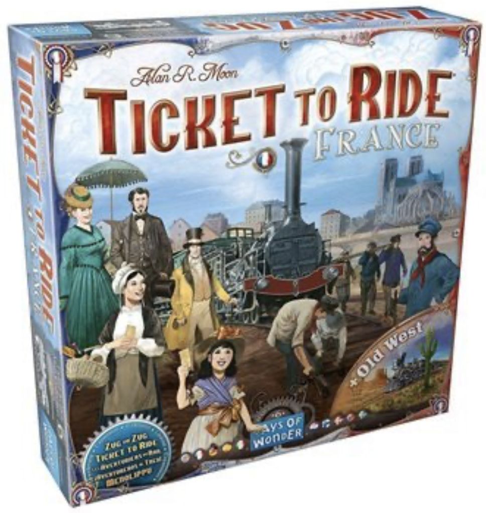 Ticket to Ride Map  France / Old West