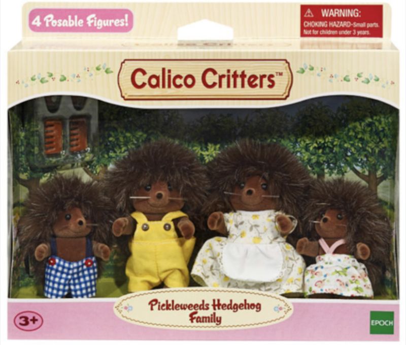 Calico Critters Pickleweeds Hedgehog Family