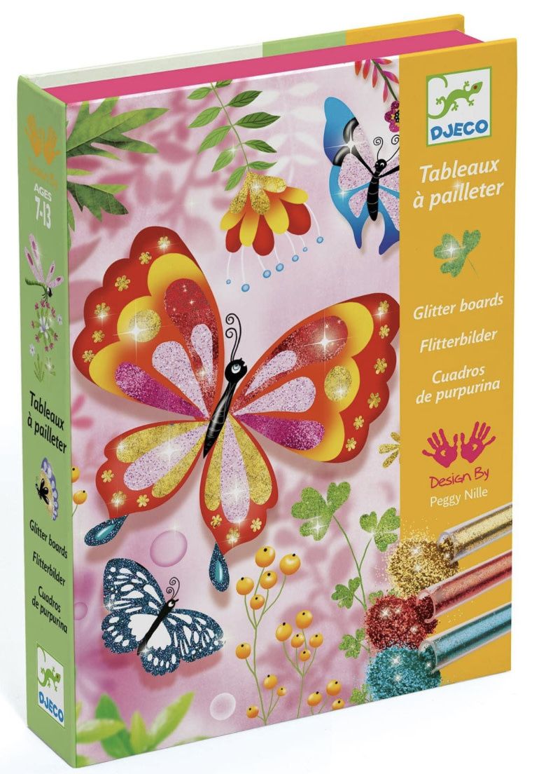 Glitter Butterflies Sand Art