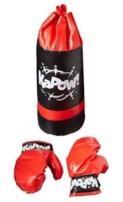Punching Bag and Glove Set