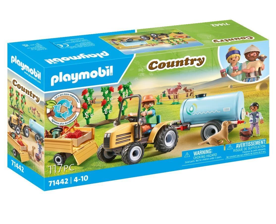 Tractor with Trailer and Water Tank