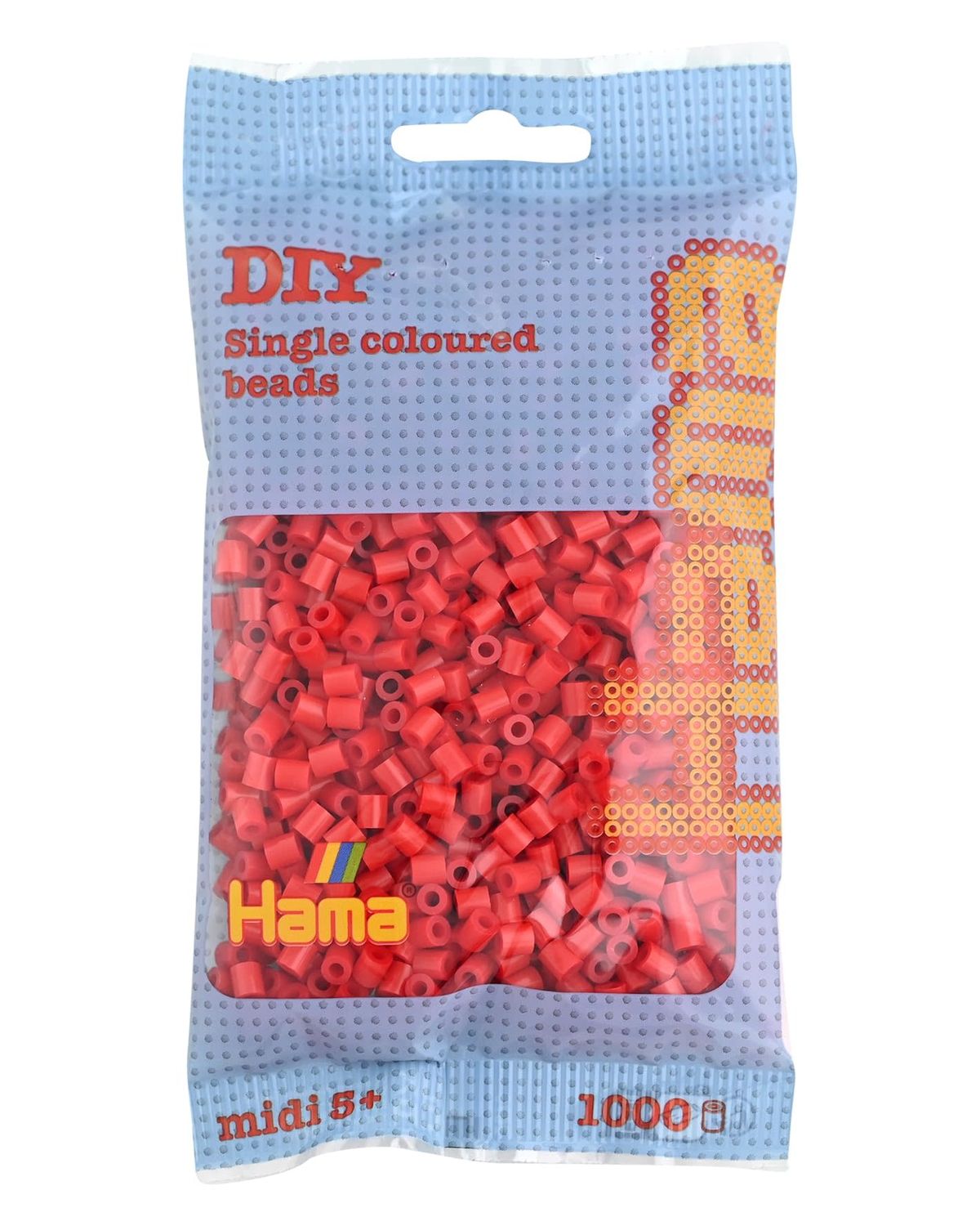 1000 Hama Beads Red