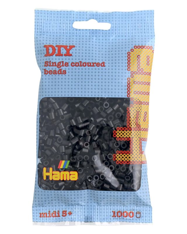 1000 Hama Beads Black