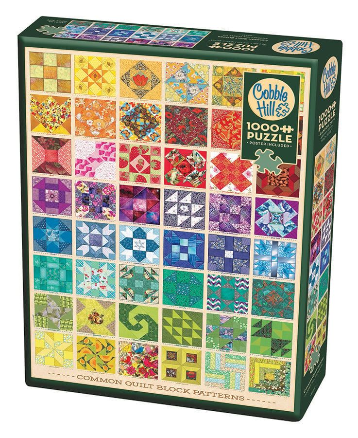 Common Quilt Blocks 1000pc Puzzle