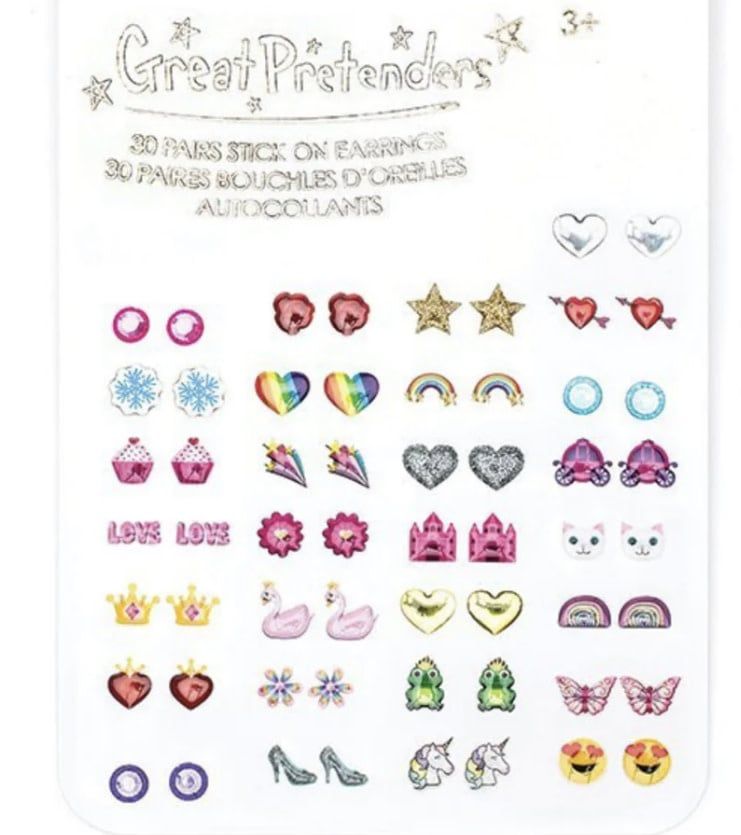 Rainbow Love Sticker Earrings