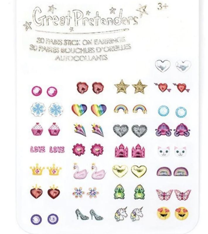Rainbow Love Sticker Earrings