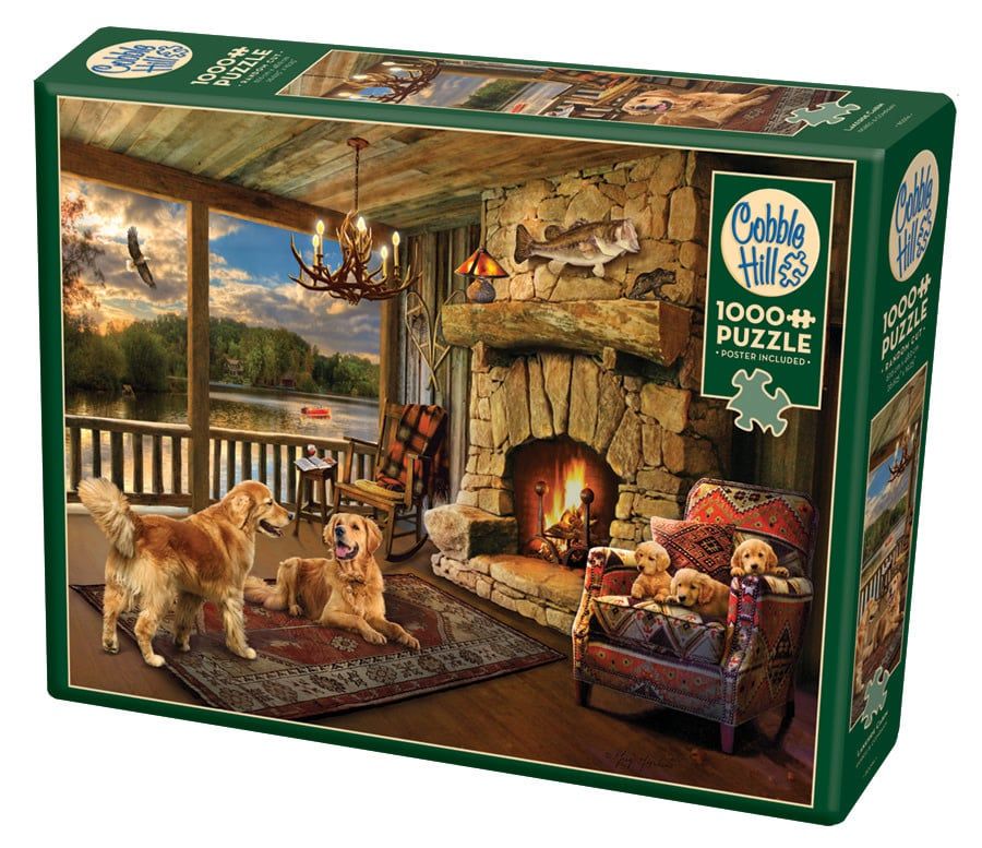 Lakeside Cabin 1000pc Puzzle