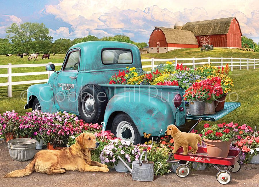 Flower Truck 1000 pc puzzle