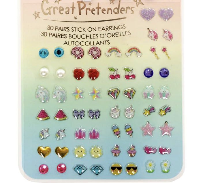Whimsical Unicorn Stick on Earrings