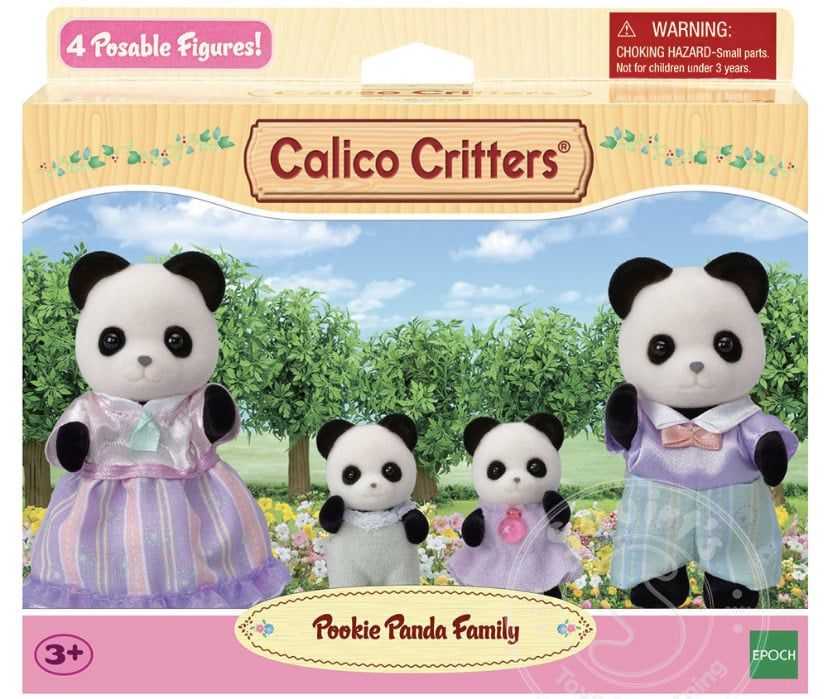Calico Critters Pookie Panda Family
