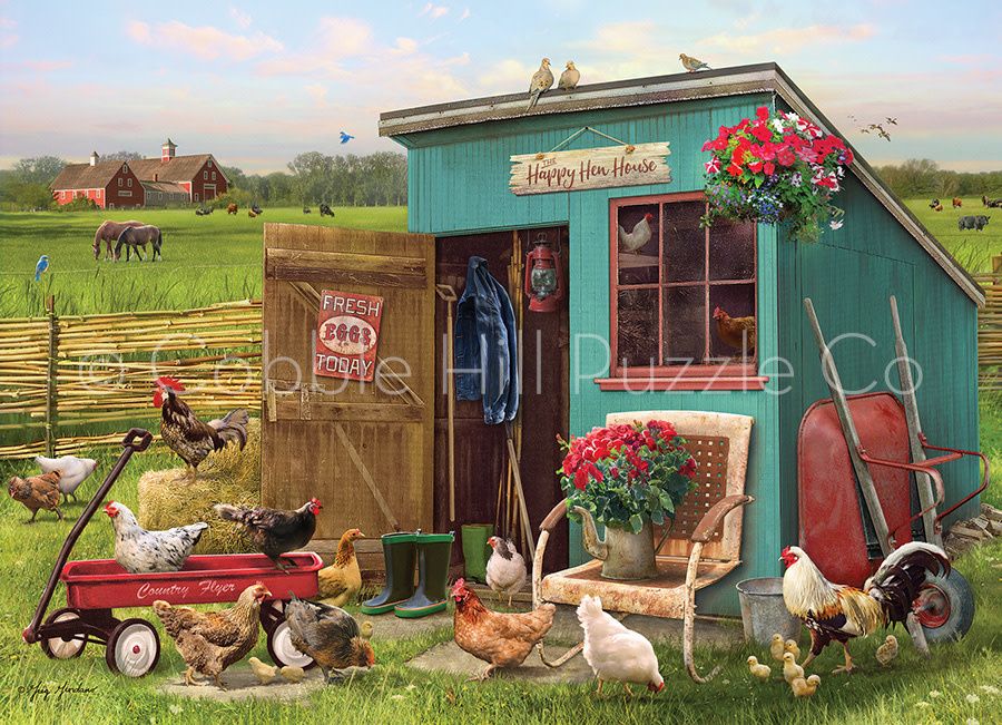 The Happy Hen House 1000pc puzzle